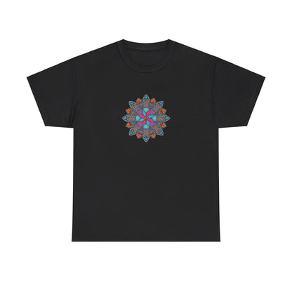 Concrete Flower V1 Dark Theme l Unisex Heavy Cotton Tee