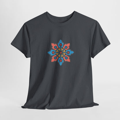 Concrete Flower V2 Dark Theme l Unisex Heavy Cotton Tee