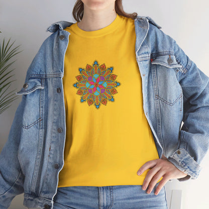 Concrete Flower V1 Light Theme l Unisex Heavy Cotton Tee