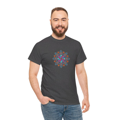 Concrete Flower V1 Dark Theme l Unisex Heavy Cotton Tee