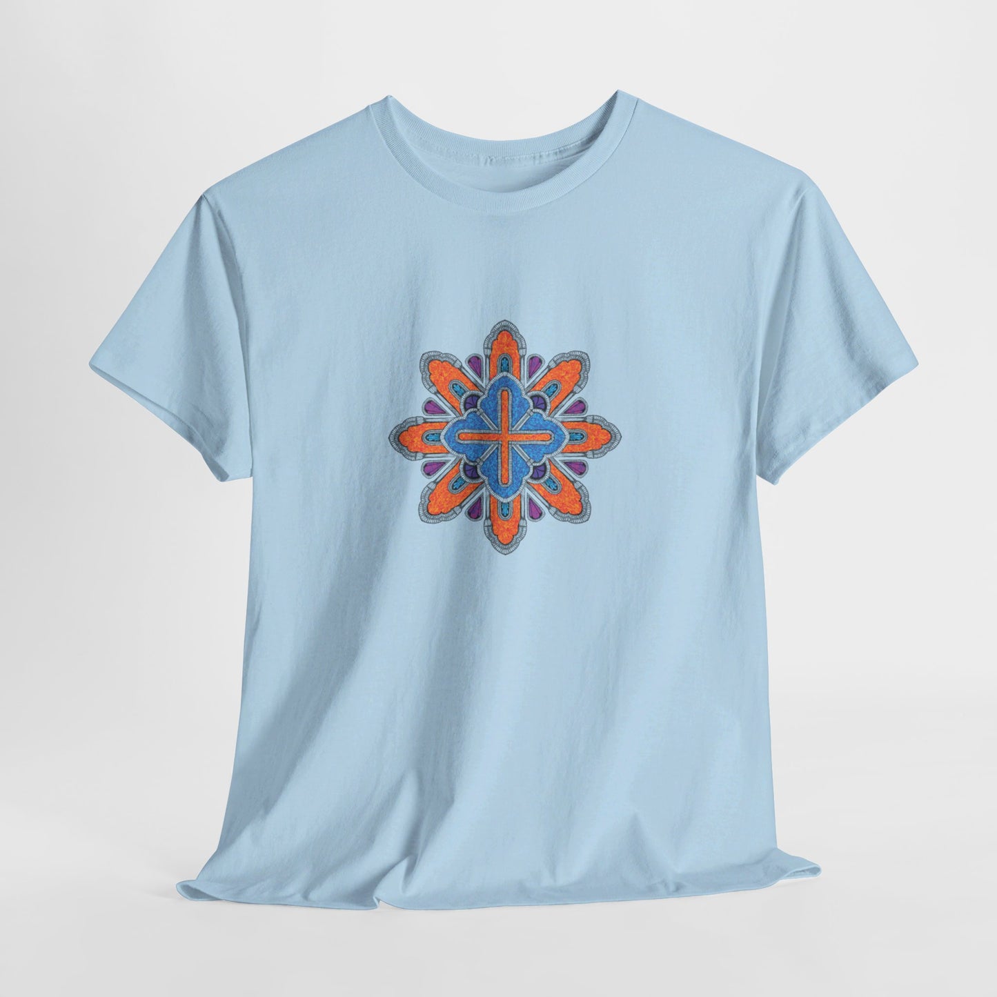 Concrete Flower V3 Light Theme l Unisex Heavy Cotton Tee