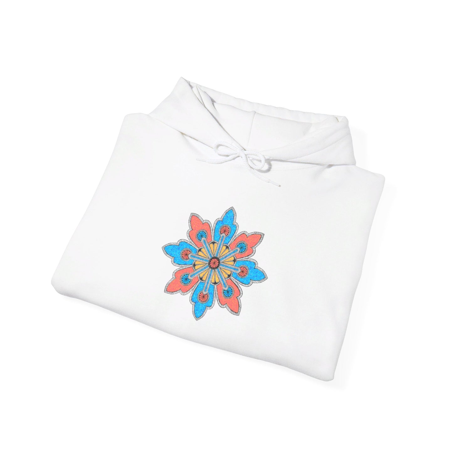 Concrete Flower V2 Light Theme | Unisex Heavy Blend™ Hooded Sweatshirt