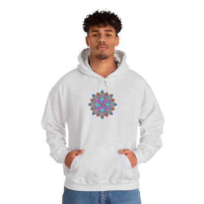 Concrete Flower V1 Light Theme | Unisex Heavy Blend™ Hooded Sweatshirt