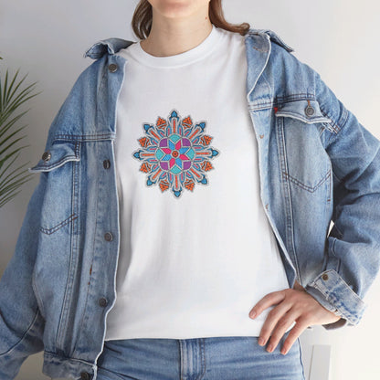 Concrete Flower V1 Light Theme l Unisex Heavy Cotton Tee