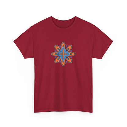 Concrete Flower V3 Dark Theme l Unisex Heavy Cotton Tee