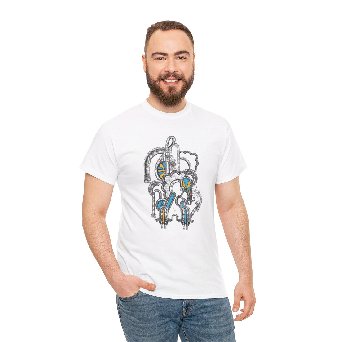 Arches of Blooming Harmony l Unisex Heavy Cotton Tee