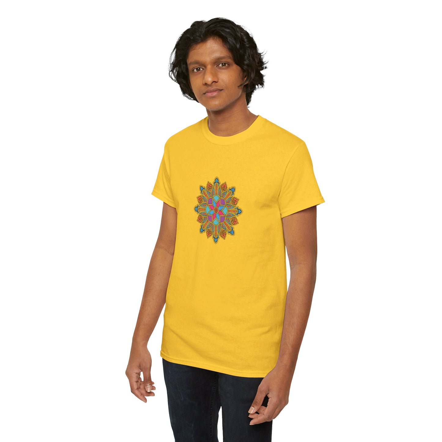 Concrete Flower V1 Light Theme l Unisex Heavy Cotton Tee