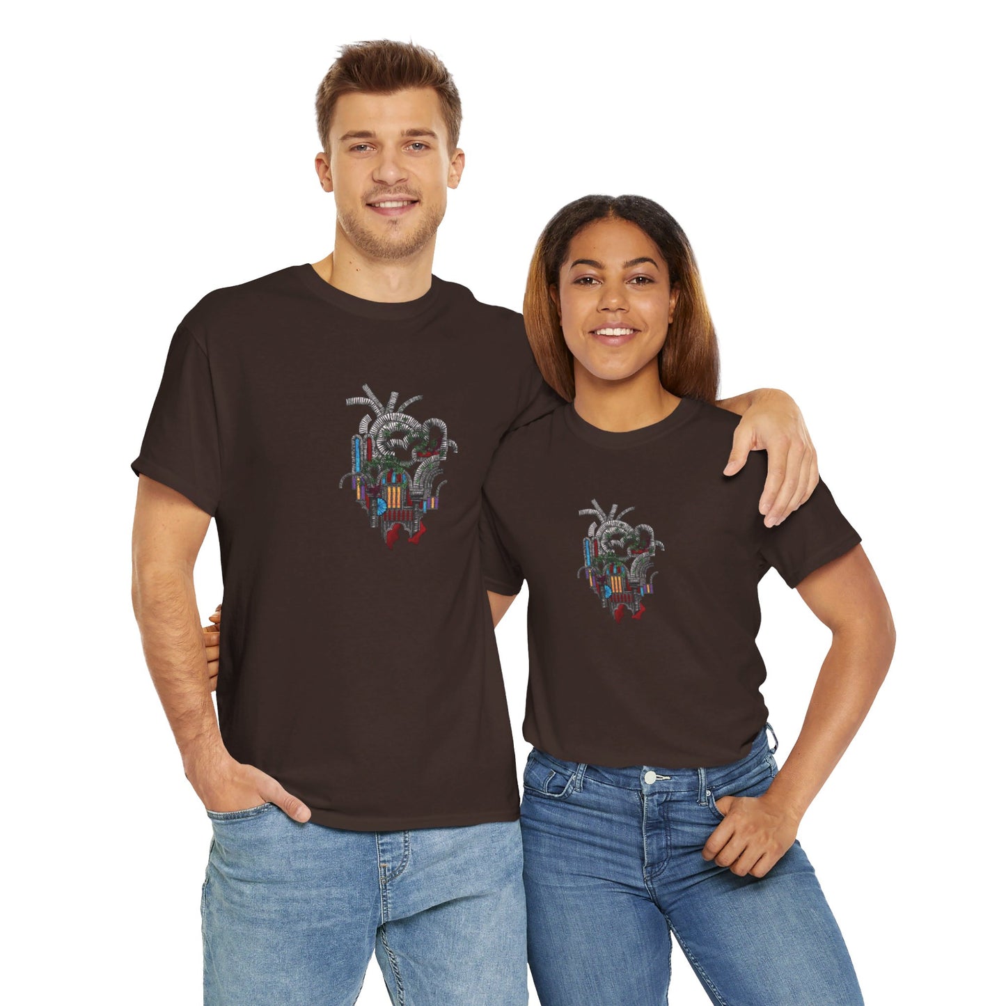 Heart of Stone Dark Theme l Unisex Heavy Cotton Tee