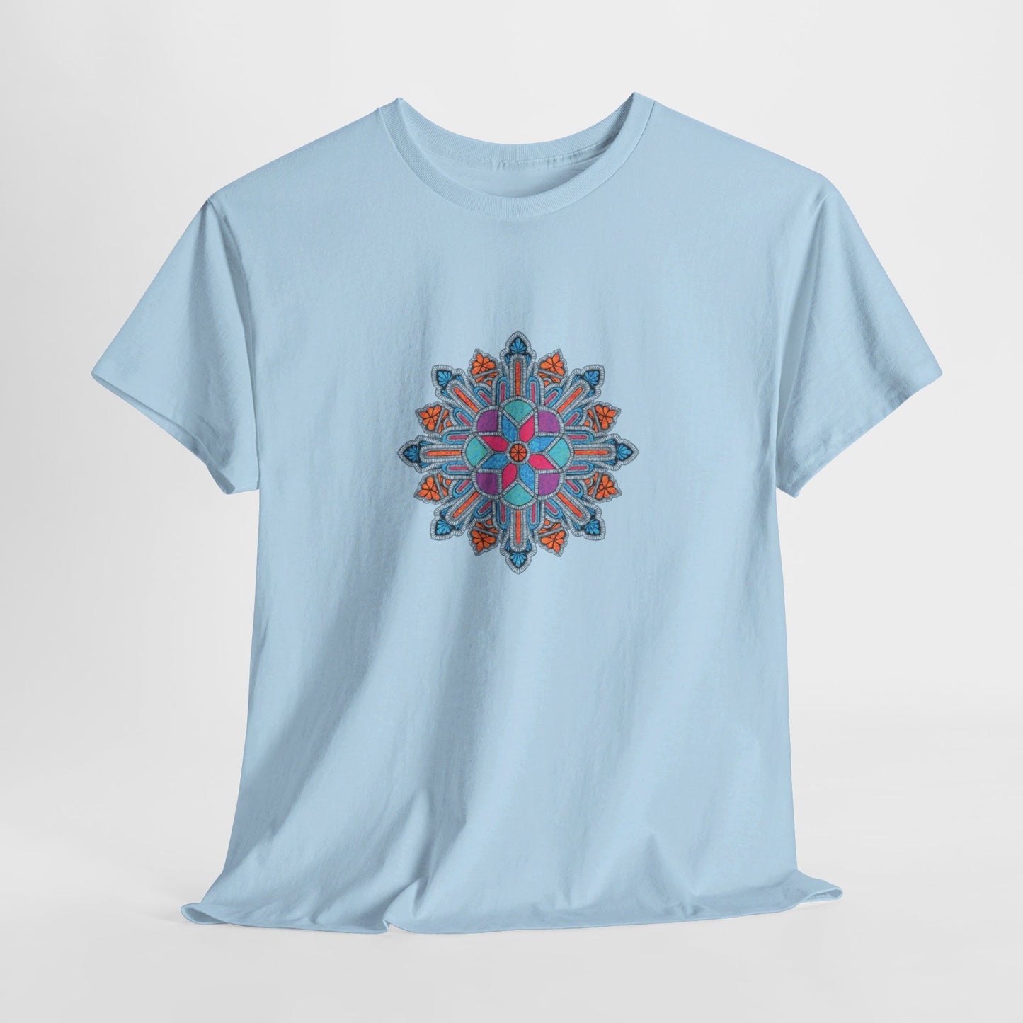 Concrete Flower V1 Light Theme l Unisex Heavy Cotton Tee