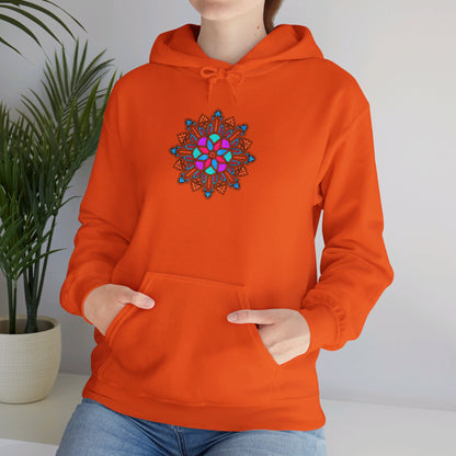 Concrete Flower V1 Light Theme | Unisex Heavy Blend™ Hooded Sweatshirt