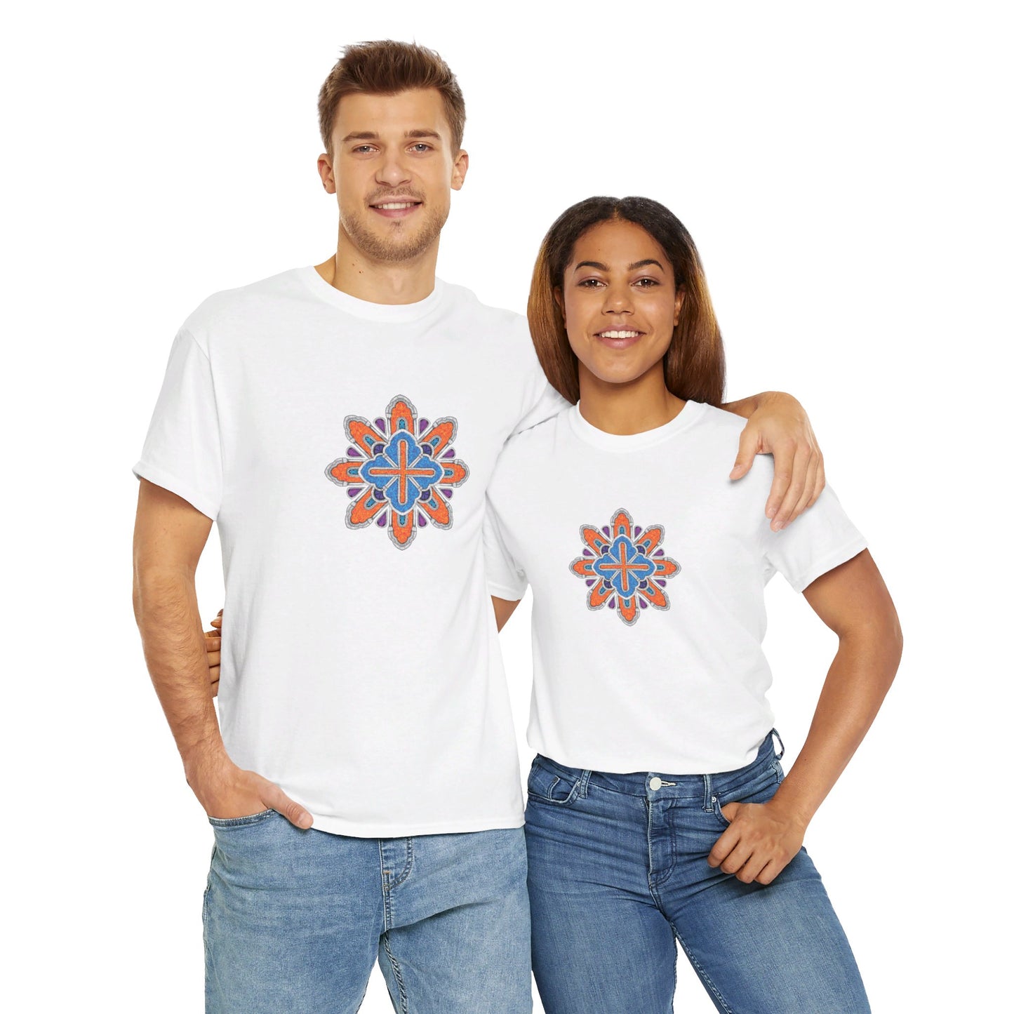 Concrete Flower V3 Light Theme l Unisex Heavy Cotton Tee