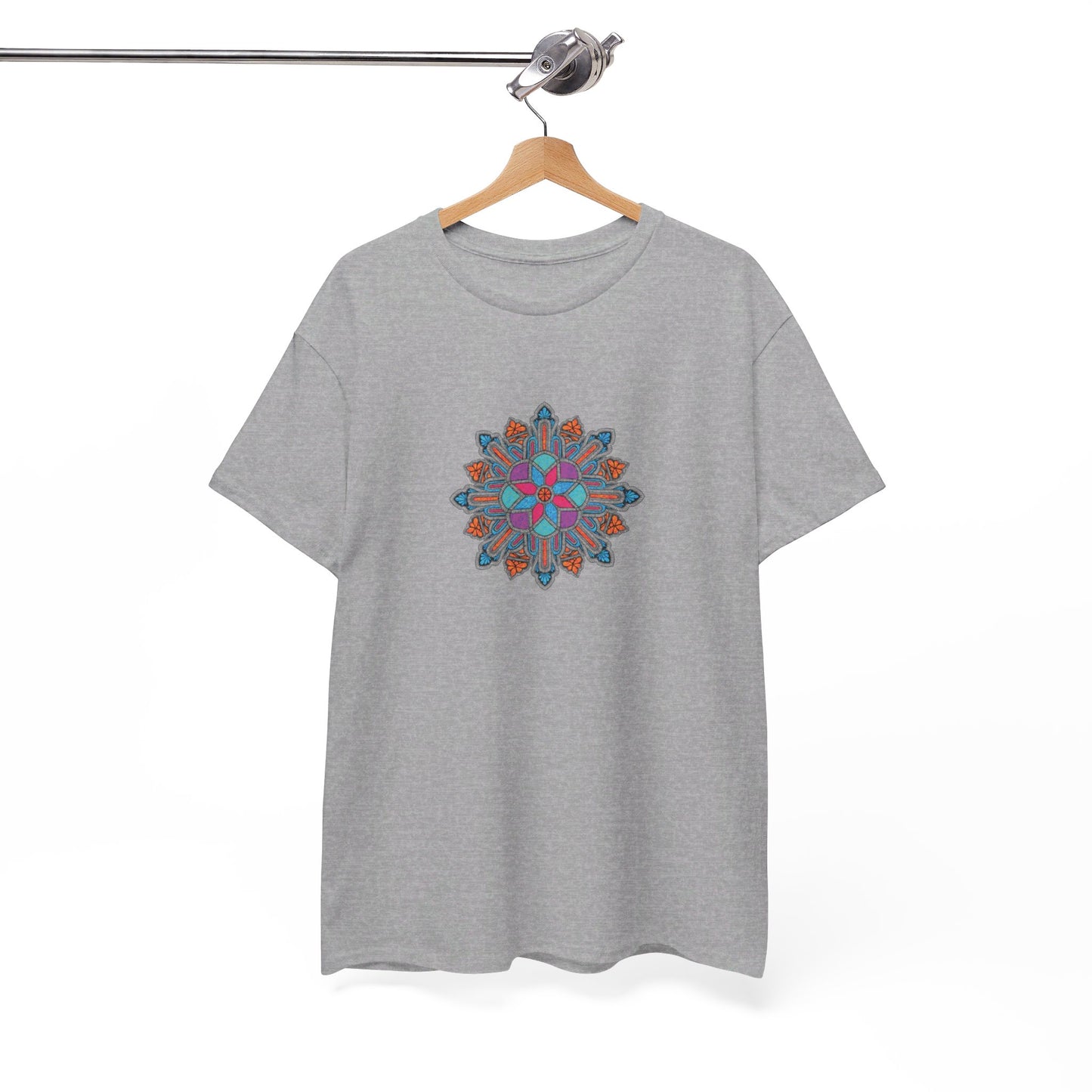 Concrete Flower V1 Light Theme l Unisex Heavy Cotton Tee