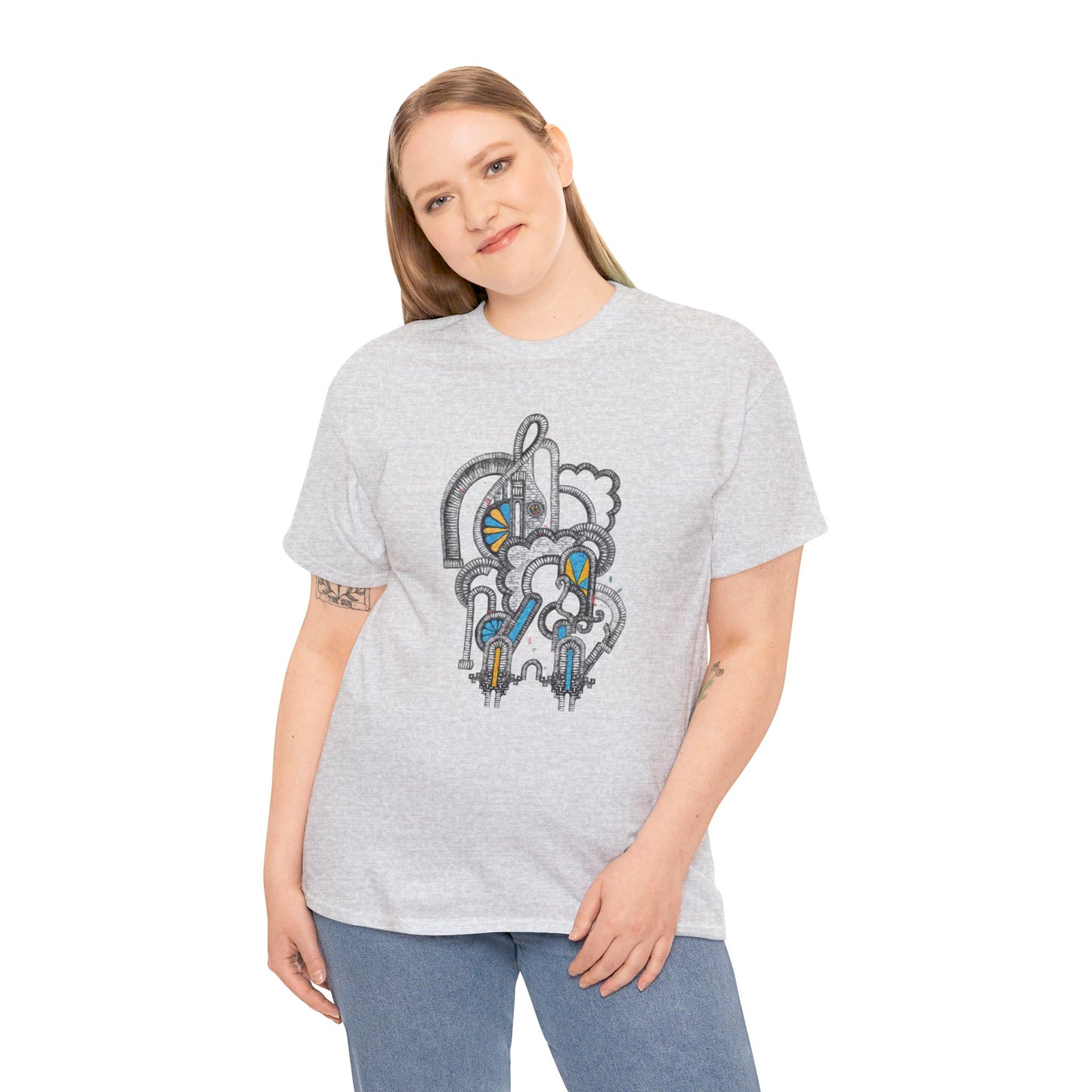 Arches of Blooming Harmony l Unisex Heavy Cotton Tee