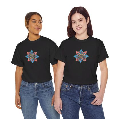 Concrete Flower V2 Dark Theme l Unisex Heavy Cotton Tee