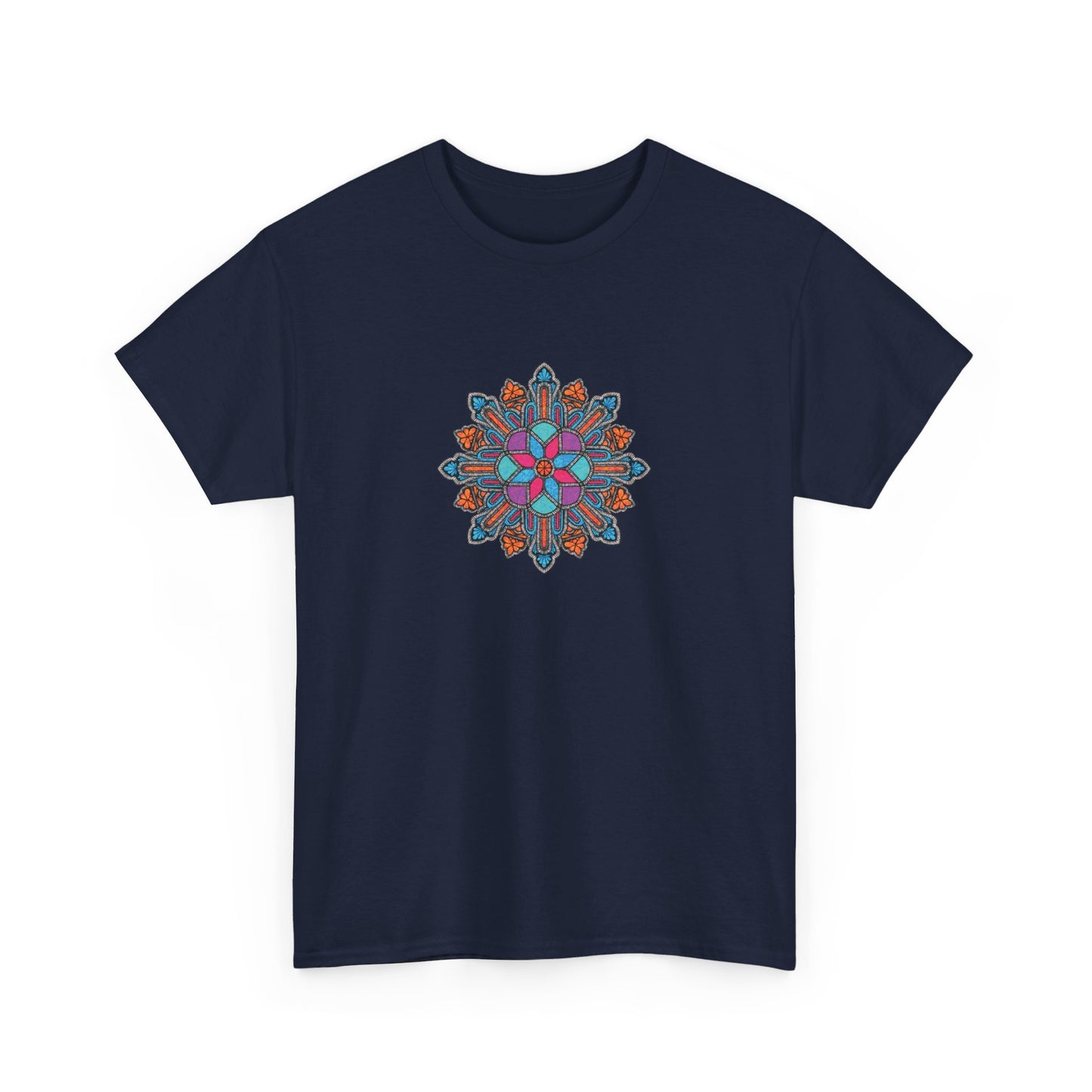 Concrete Flower V1 Dark Theme l Unisex Heavy Cotton Tee