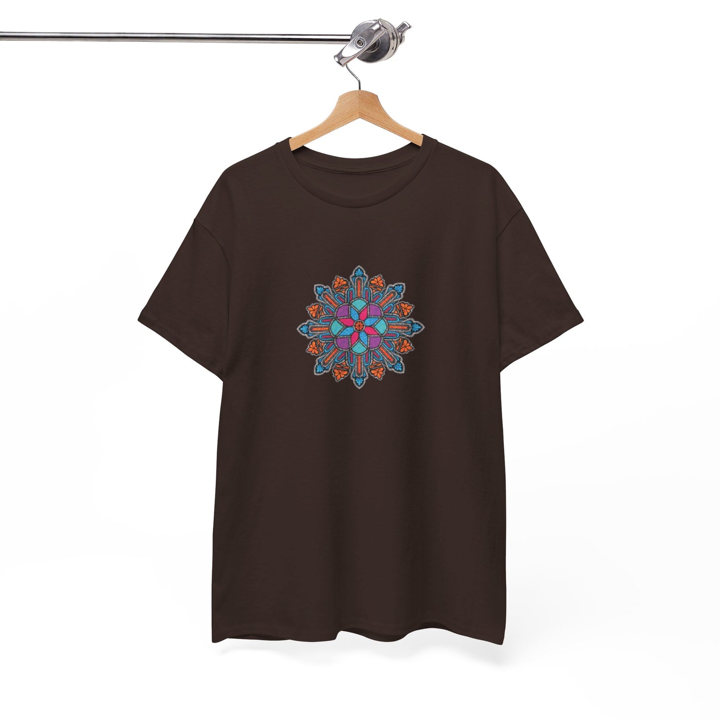 Concrete Flower V1 Dark Theme l Unisex Heavy Cotton Tee