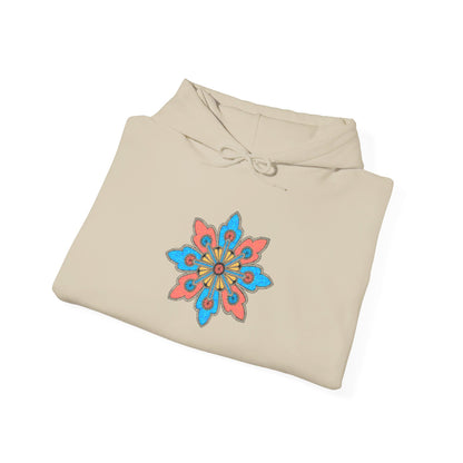 Concrete Flower V2 Light Theme | Unisex Heavy Blend™ Hooded Sweatshirt