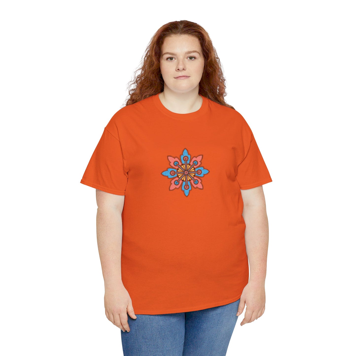 Concrete Flower V2 Light Theme l Unisex Heavy Cotton Tee