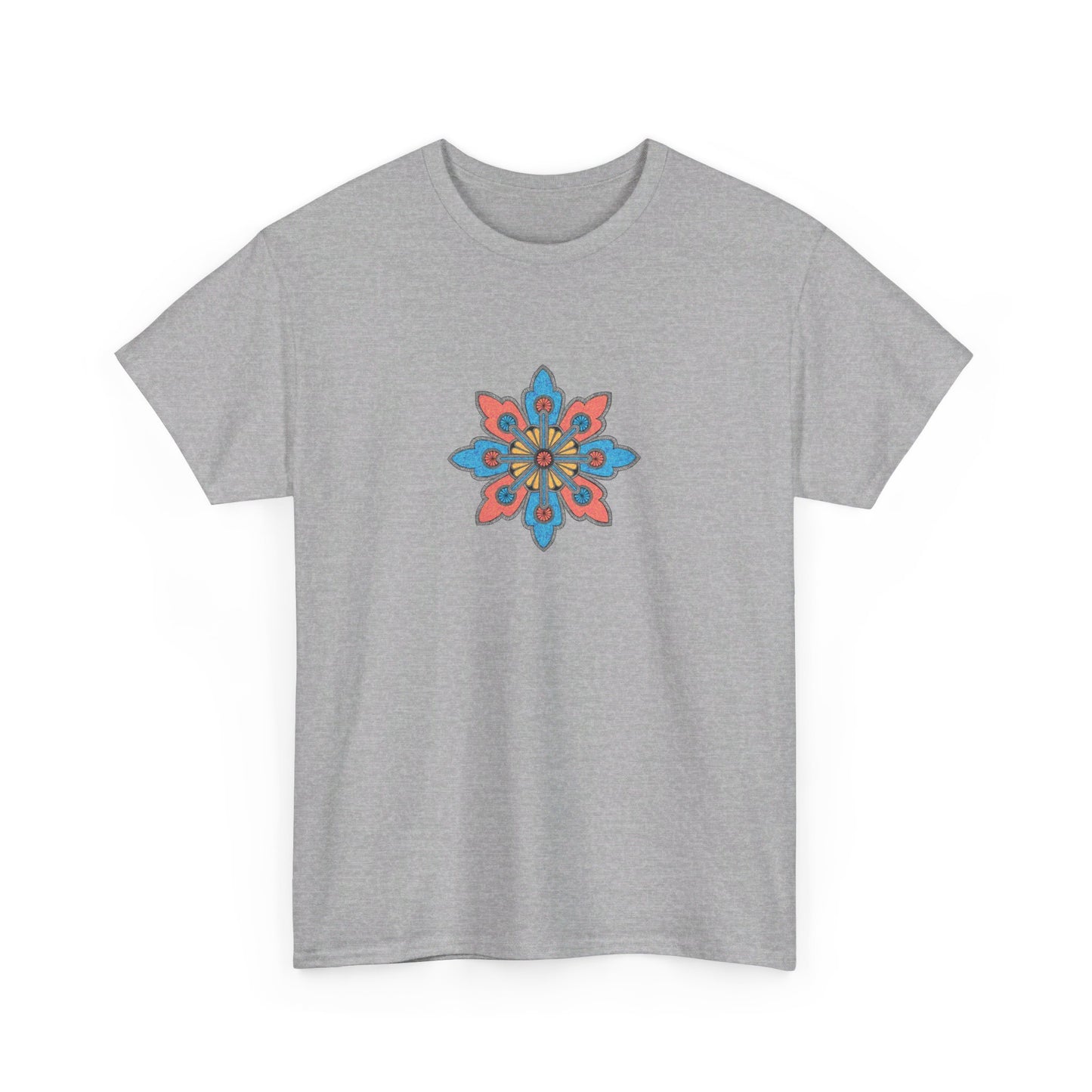 Concrete Flower V2 Light Theme l Unisex Heavy Cotton Tee