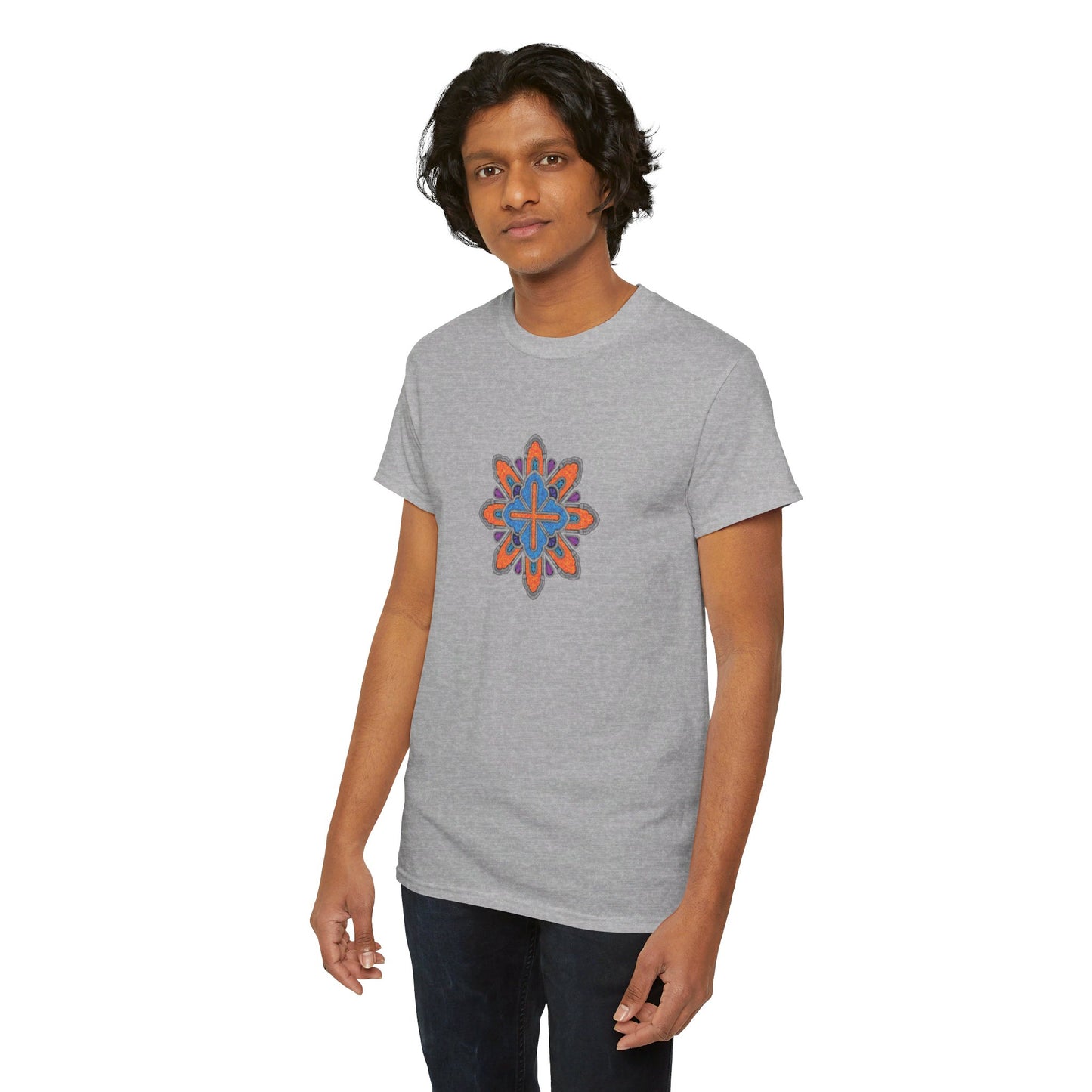 Concrete Flower V3 Light Theme l Unisex Heavy Cotton Tee