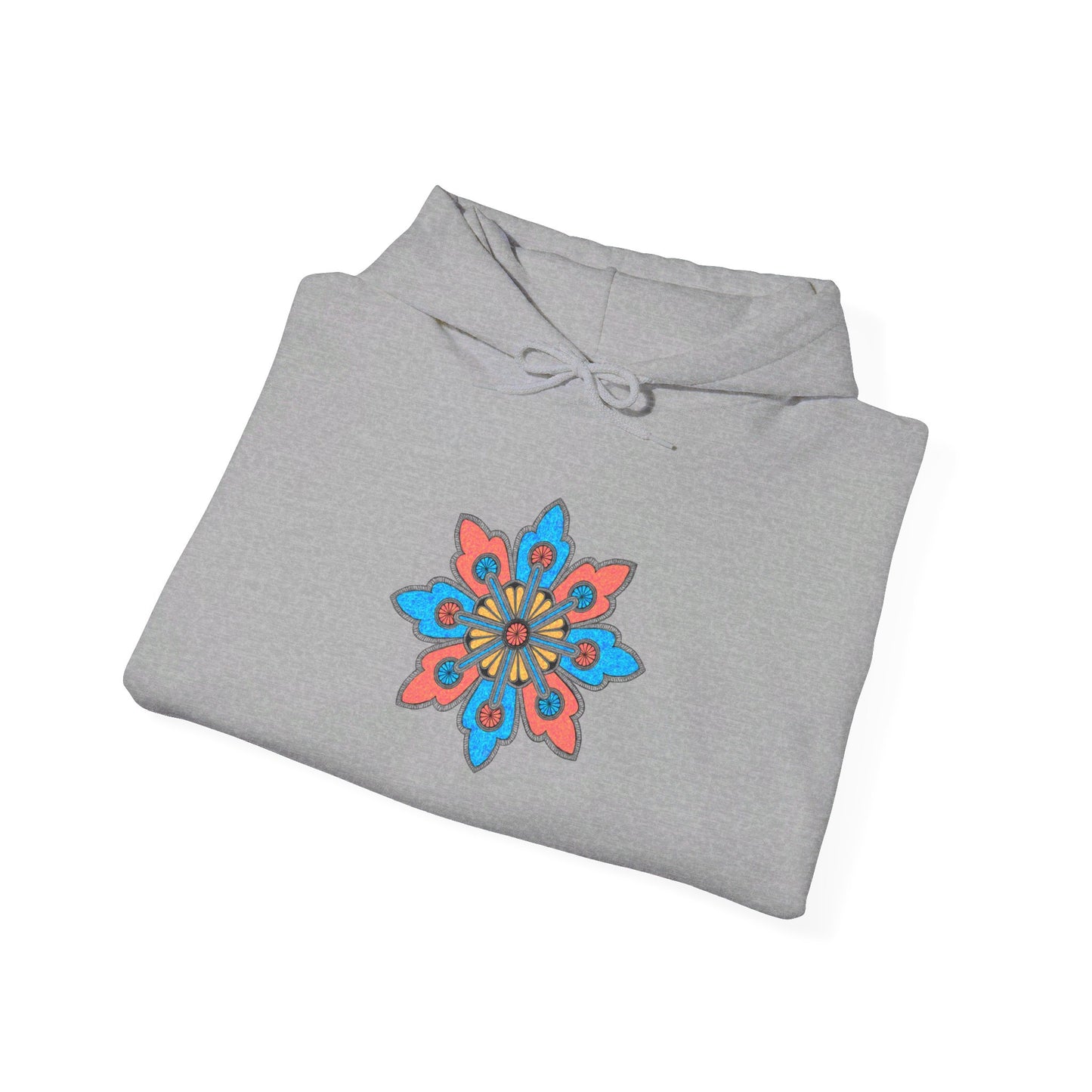 Concrete Flower V2 Light Theme | Unisex Heavy Blend™ Hooded Sweatshirt