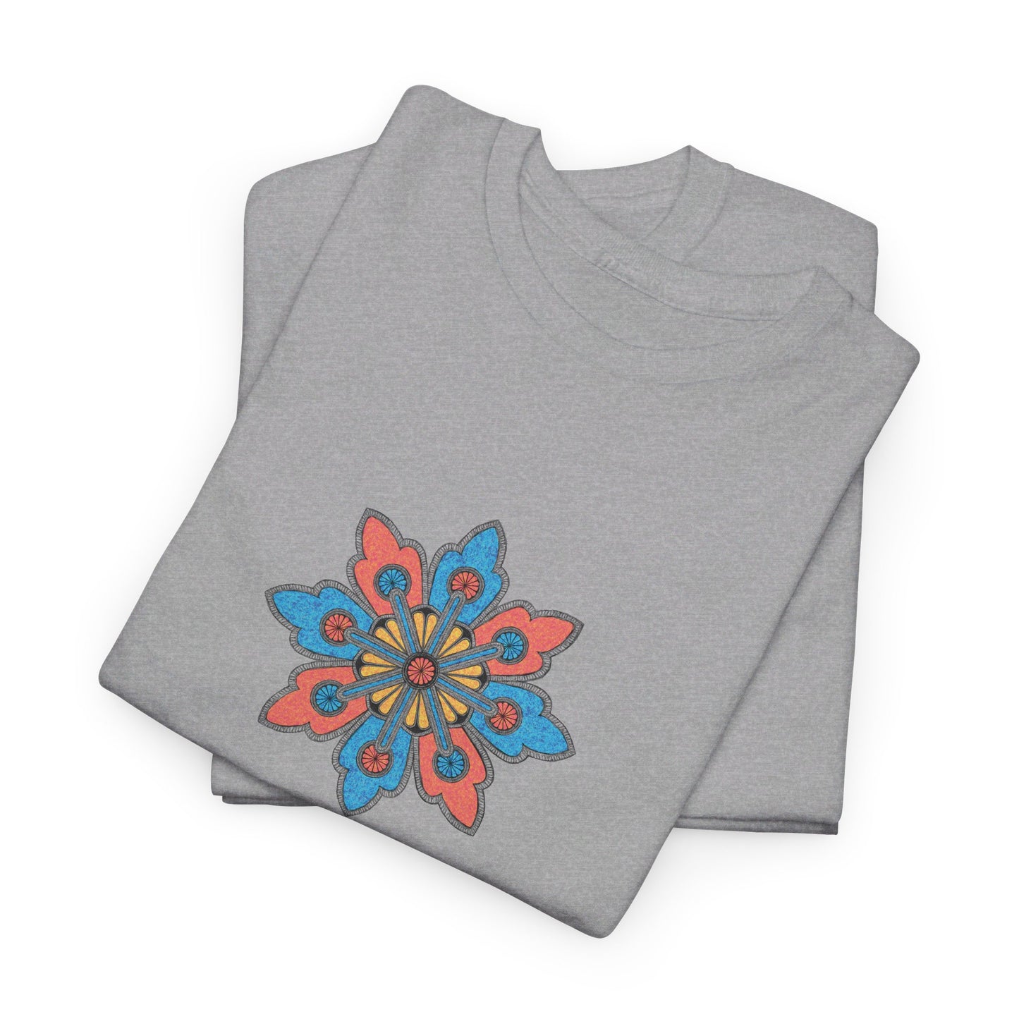 Concrete Flower V2 Light Theme l Unisex Heavy Cotton Tee