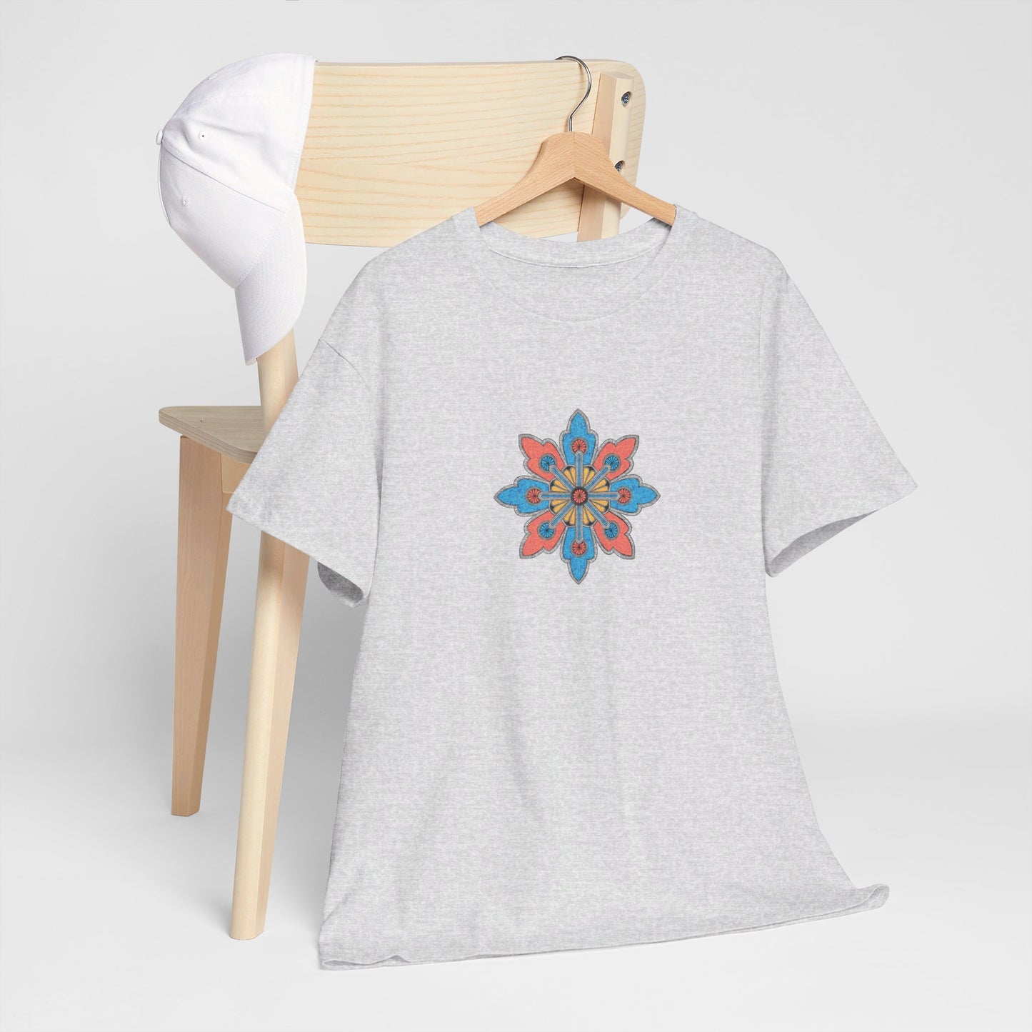 Concrete Flower V2 Light Theme l Unisex Heavy Cotton Tee