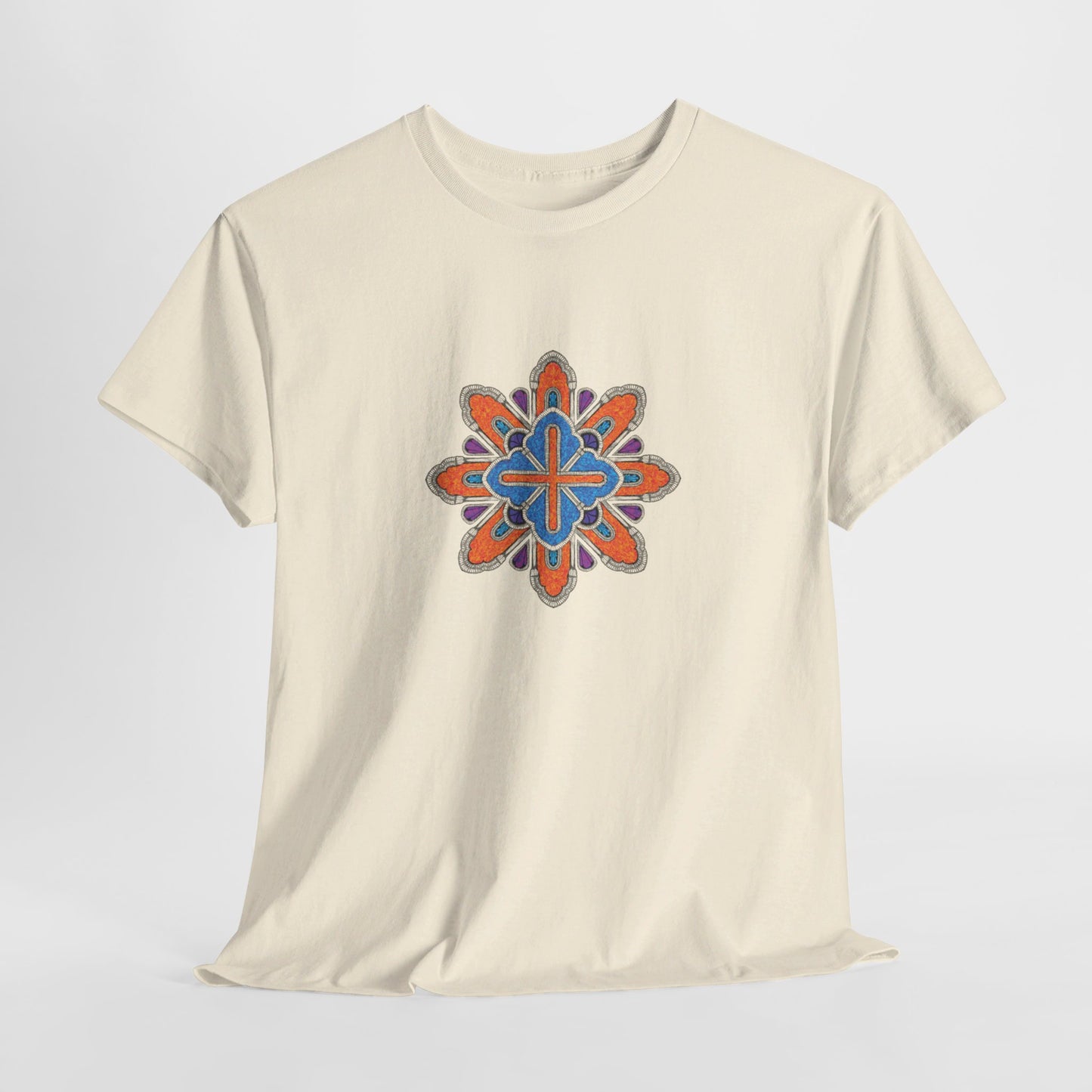 Concrete Flower V3 Light Theme l Unisex Heavy Cotton Tee