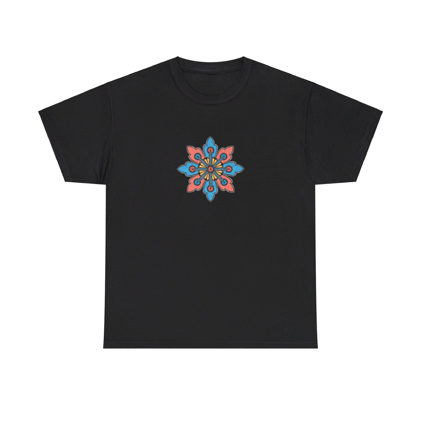 Concrete Flower V2 Dark Theme l Unisex Heavy Cotton Tee