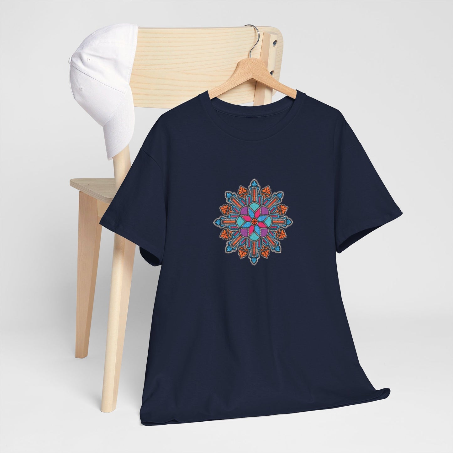 Concrete Flower V1 Dark Theme l Unisex Heavy Cotton Tee