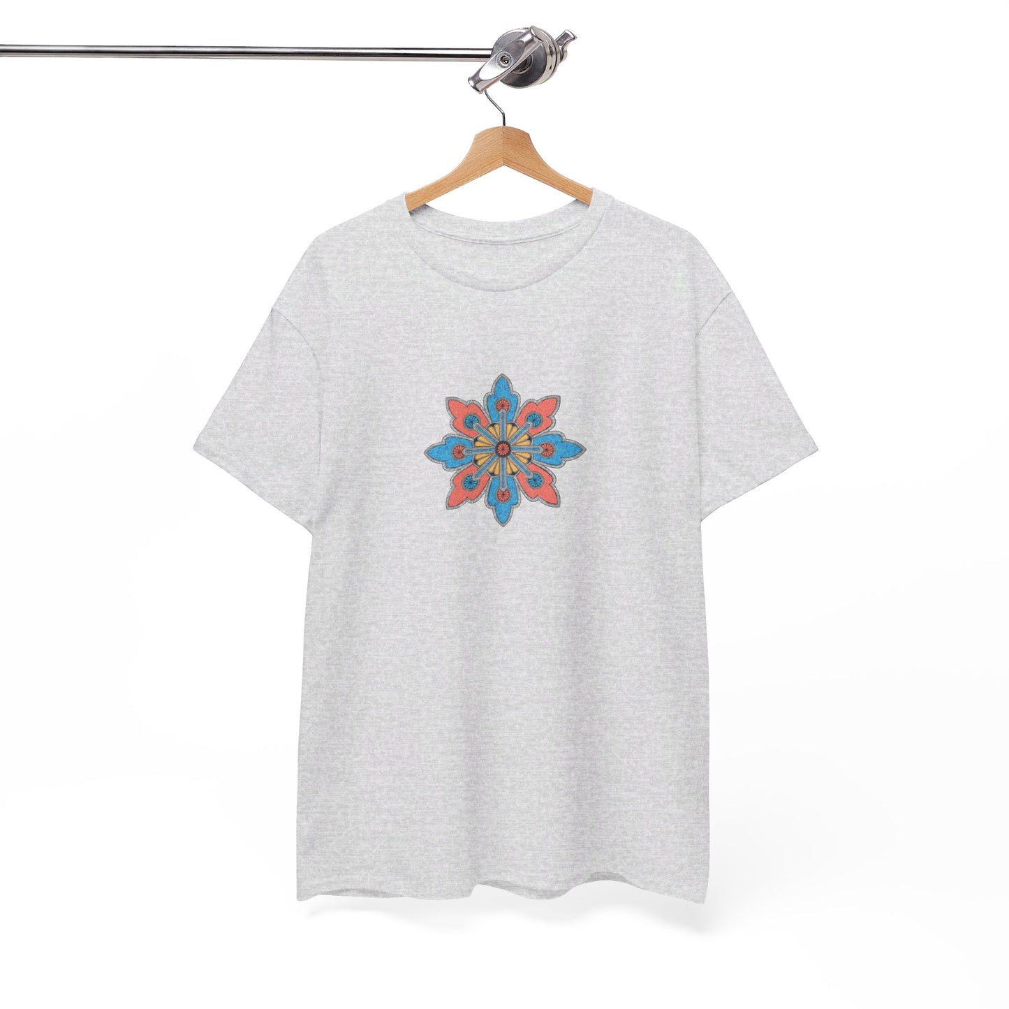 Concrete Flower V2 Light Theme l Unisex Heavy Cotton Tee