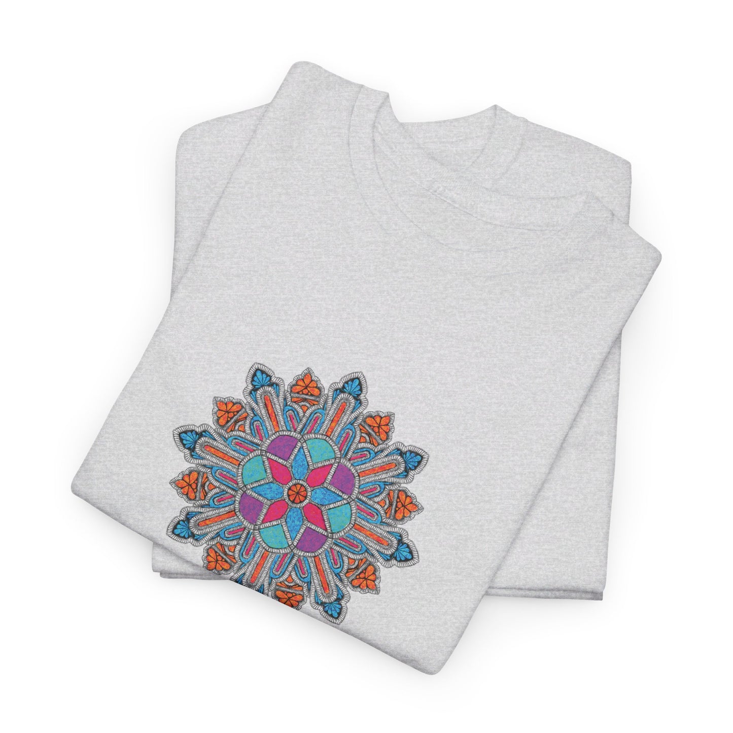 Concrete Flower V1 Light Theme l Unisex Heavy Cotton Tee