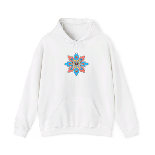 Concrete Flower V2 Light Theme | Unisex Heavy Blend™ Hooded Sweatshirt