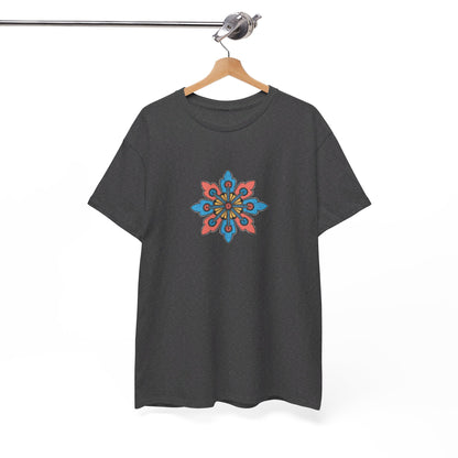 Concrete Flower V2 Dark Theme l Unisex Heavy Cotton Tee