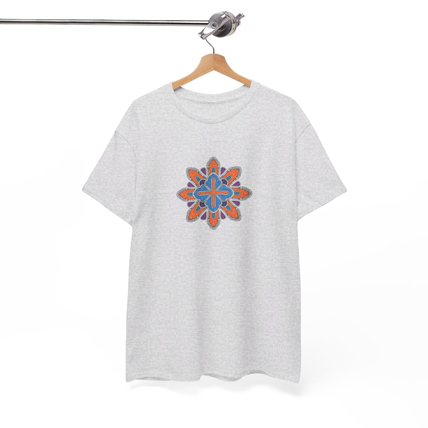 Concrete Flower V3 Light Theme l Unisex Heavy Cotton Tee