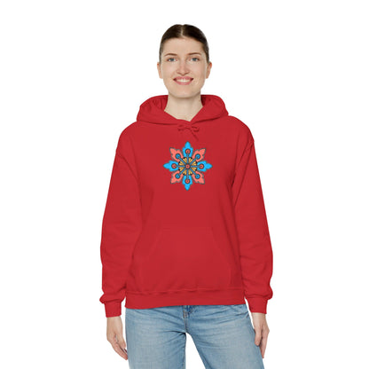 Concrete Flower V2 Dark Theme | Unisex Heavy Blend™ Hooded Sweatshirt