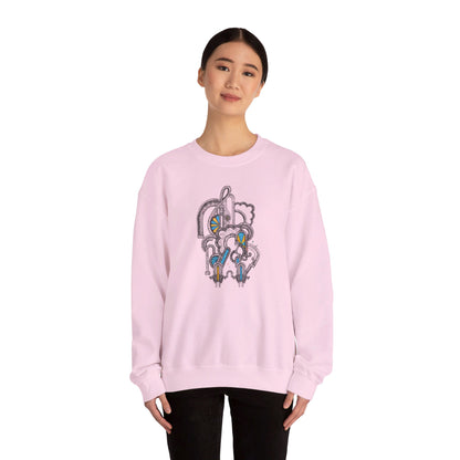 Arches of Blooming Harmony | Unisex Heavy Blend™ Crewneck Sweatshirt