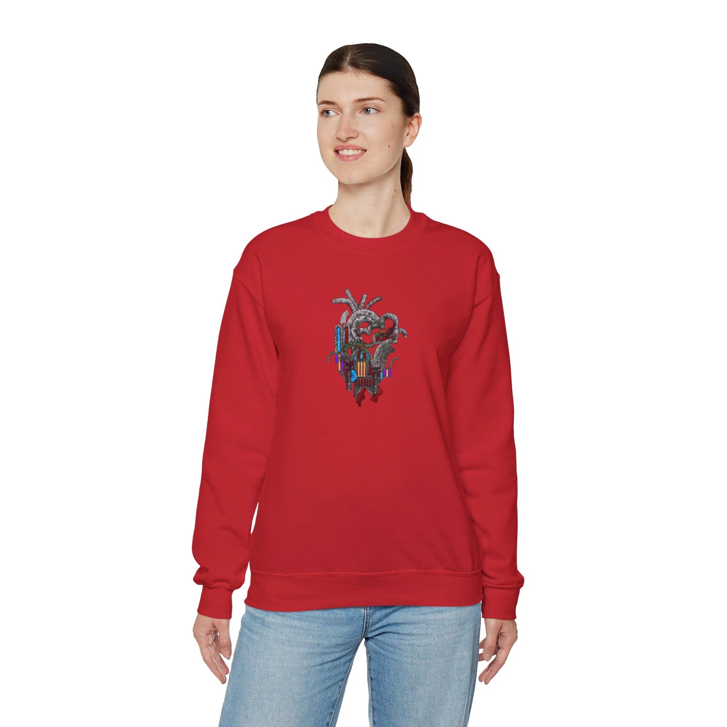 Heart of Stone Dark Theme | Unisex Heavy Blend™ Crewneck Sweatshirt