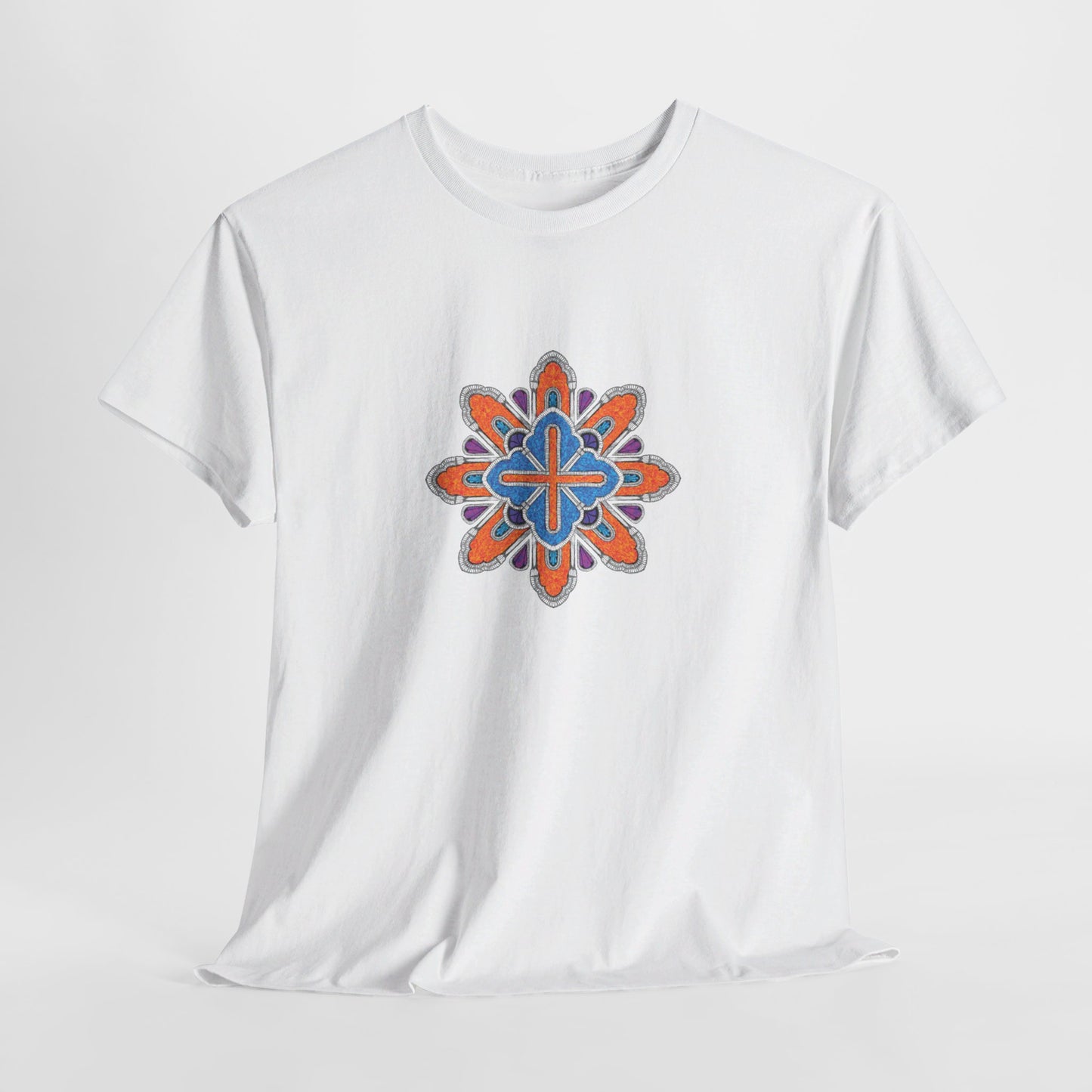 Concrete Flower V3 Light Theme l Unisex Heavy Cotton Tee