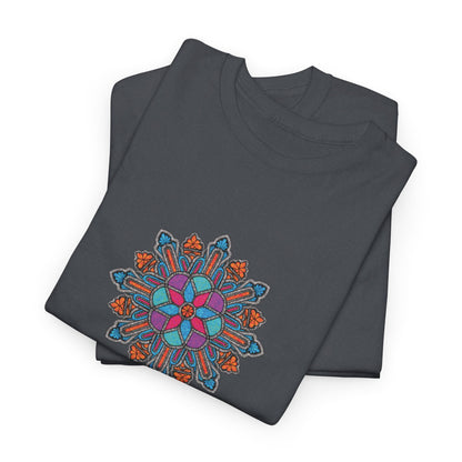 Concrete Flower V1 Dark Theme l Unisex Heavy Cotton Tee