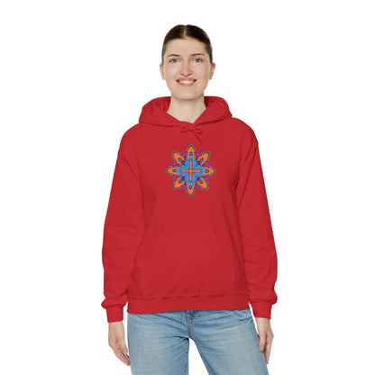 Concrete Flower V3 Dark Theme | Unisex Heavy Blend™ Hooded Sweatshirt