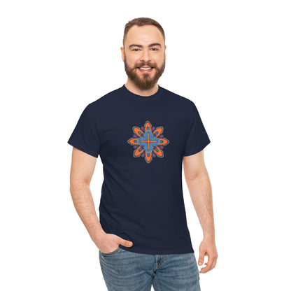 Concrete Flower V3 Dark Theme l Unisex Heavy Cotton Tee