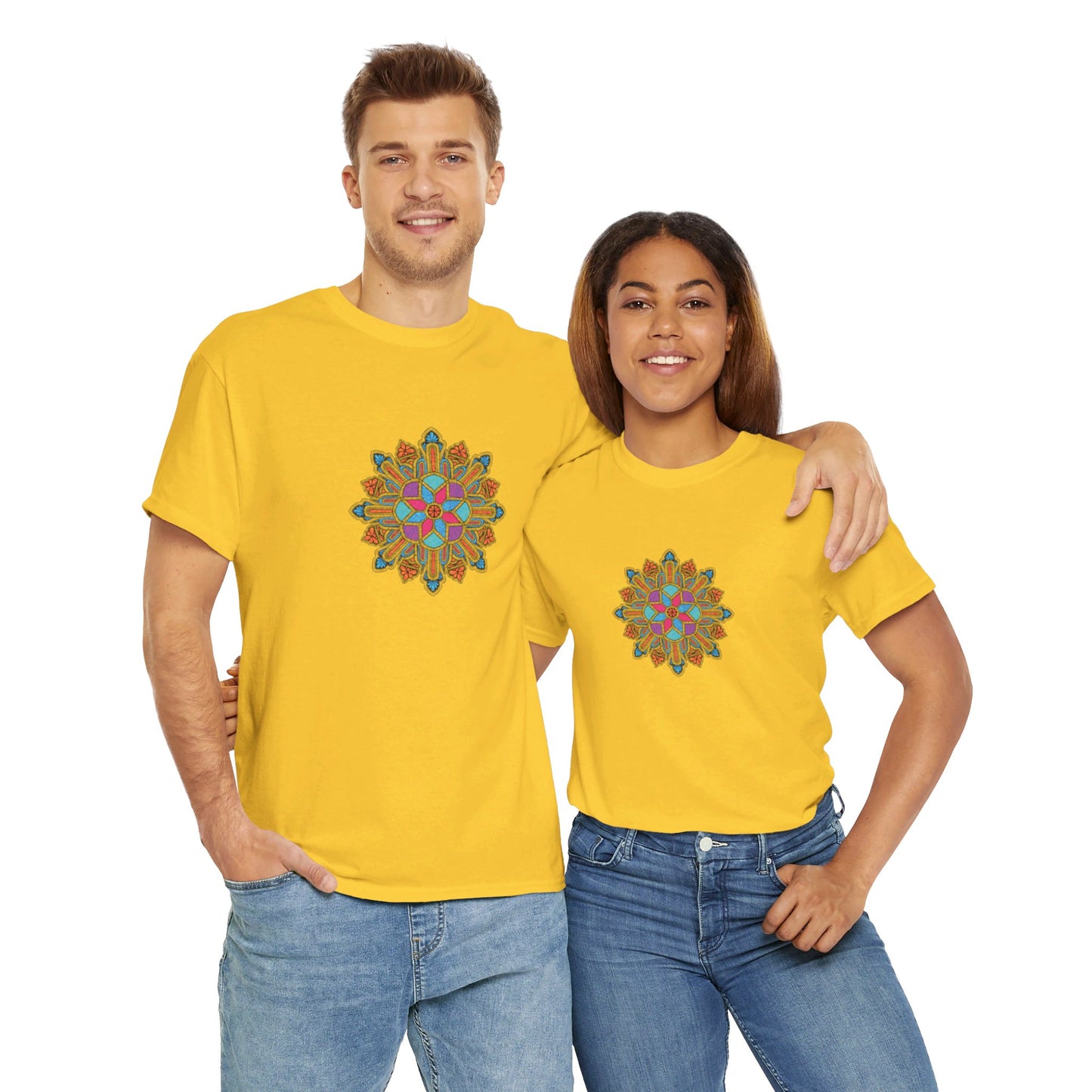 Concrete Flower V1 Light Theme l Unisex Heavy Cotton Tee