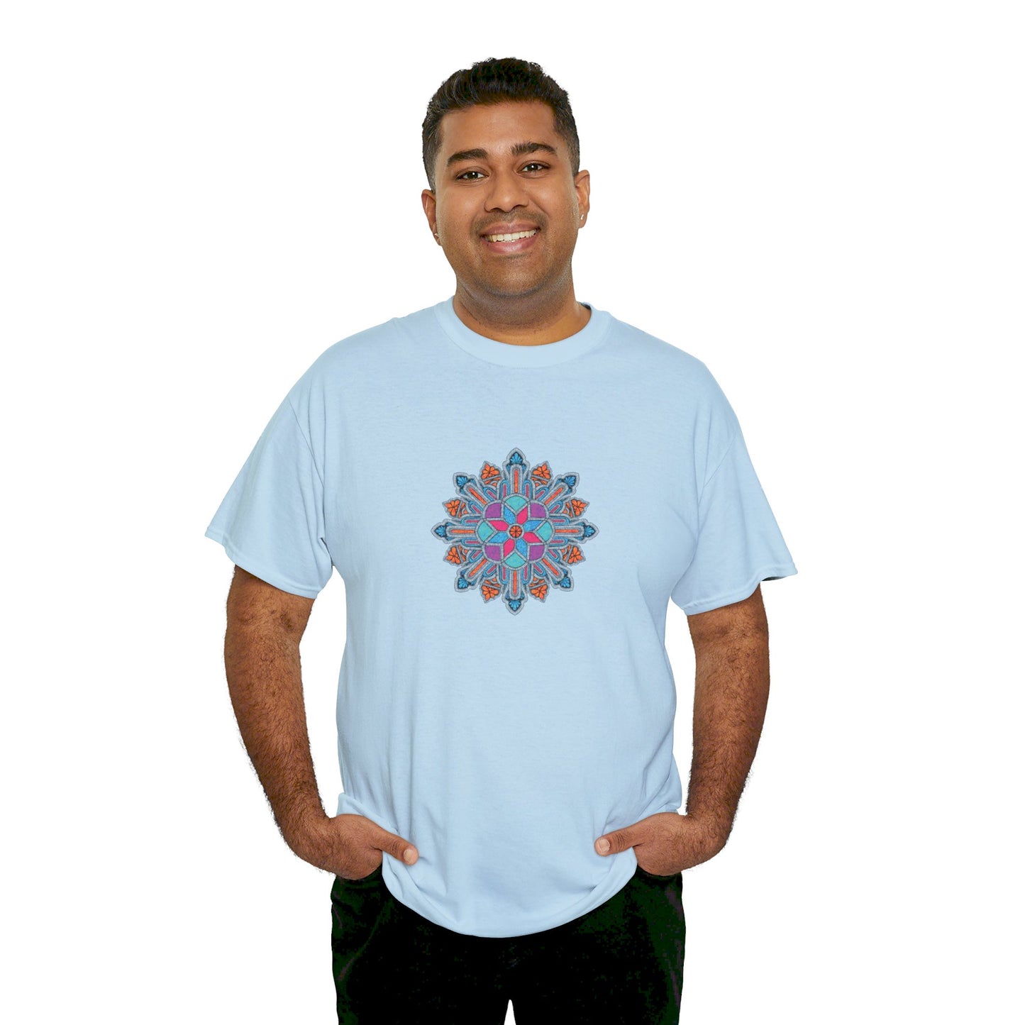 Concrete Flower V1 Light Theme l Unisex Heavy Cotton Tee