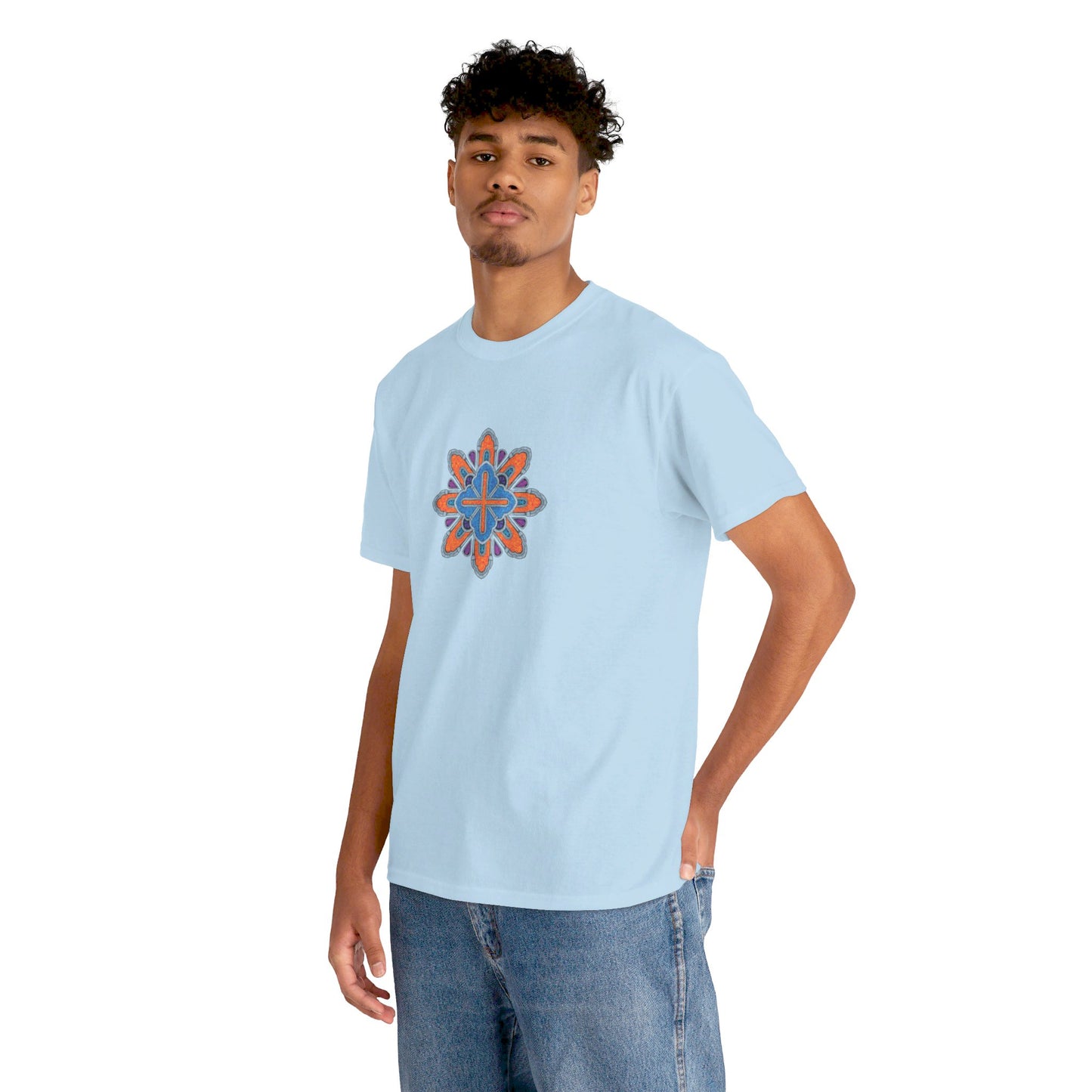 Concrete Flower V3 Light Theme l Unisex Heavy Cotton Tee