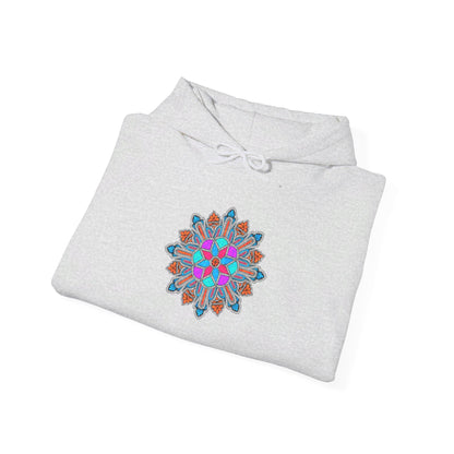 Concrete Flower V1 Light Theme | Unisex Heavy Blend™ Hooded Sweatshirt