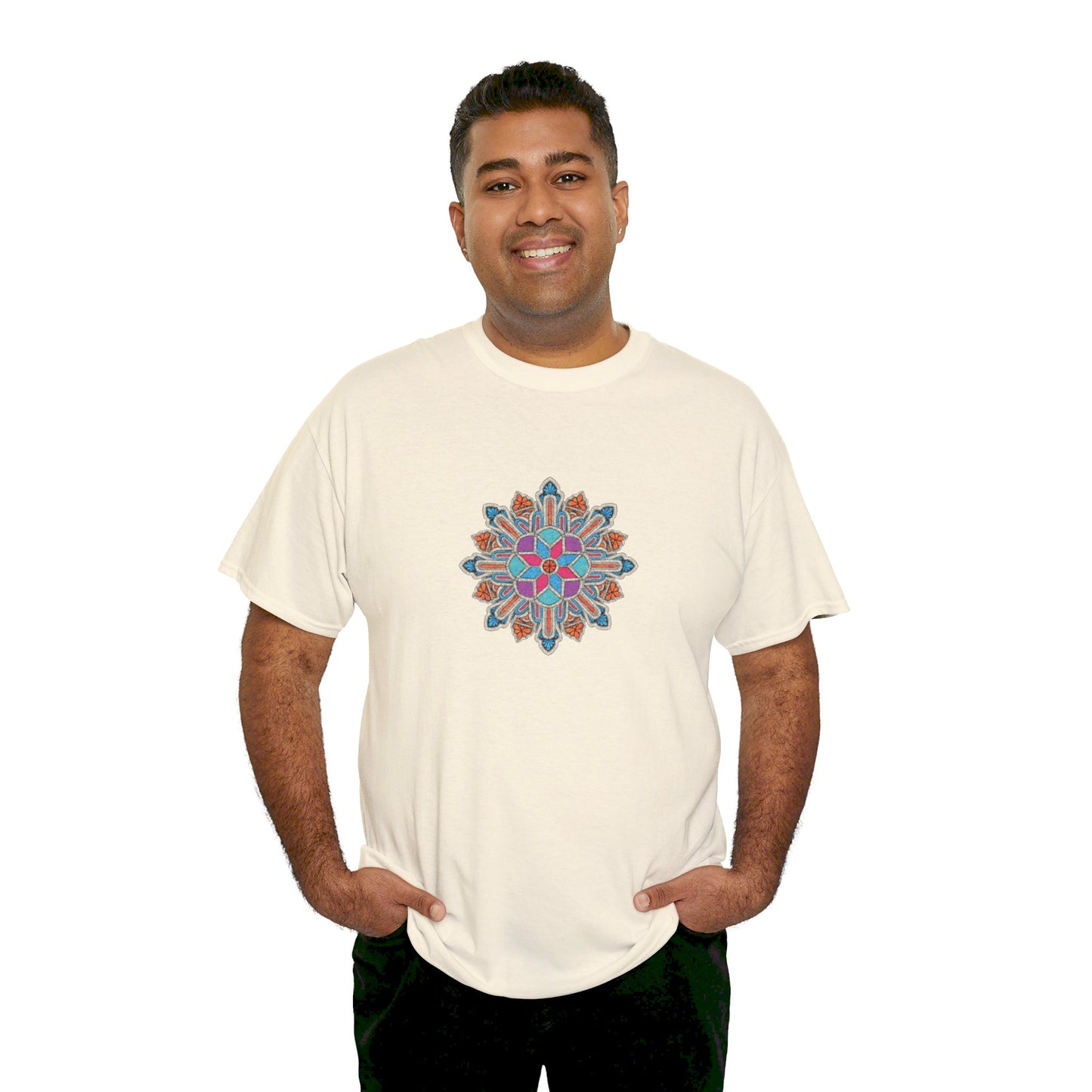 Concrete Flower V1 Light Theme l Unisex Heavy Cotton Tee