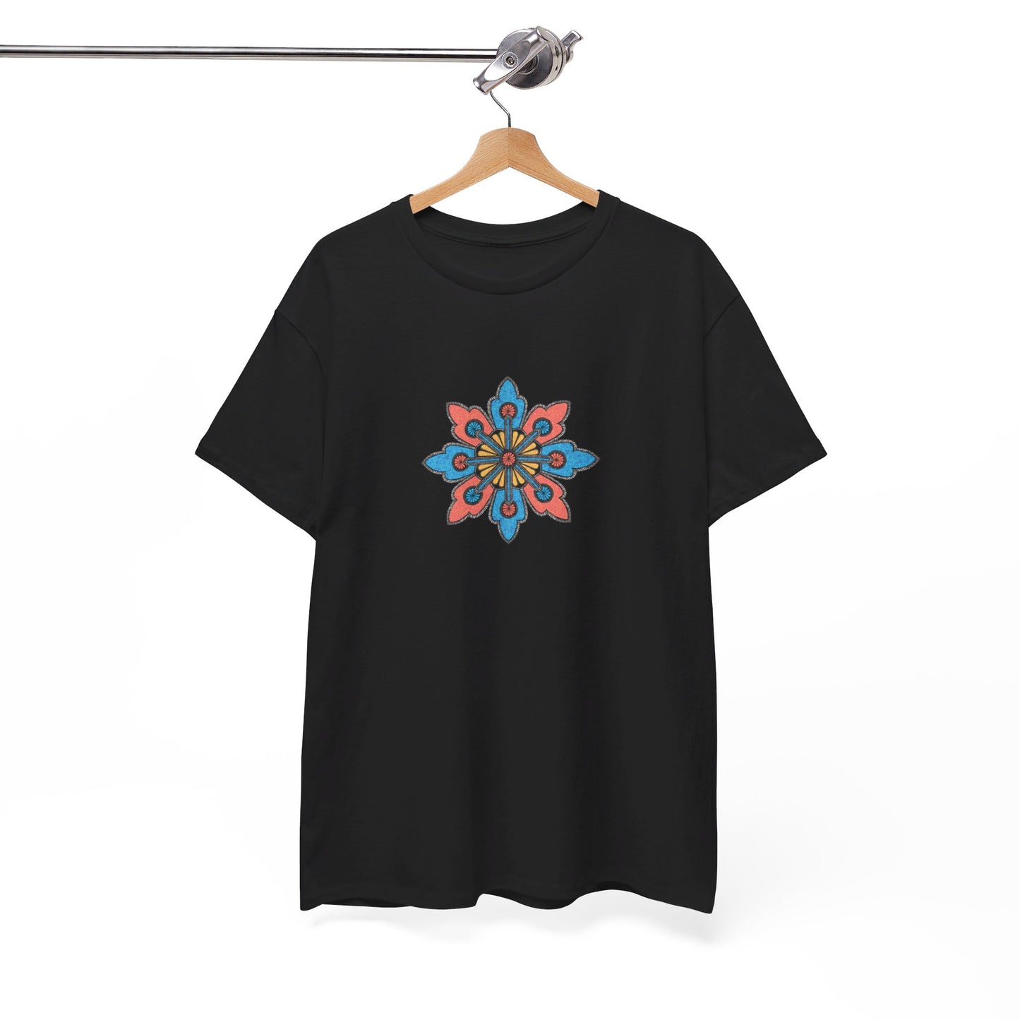 Concrete Flower V2 Dark Theme l Unisex Heavy Cotton Tee