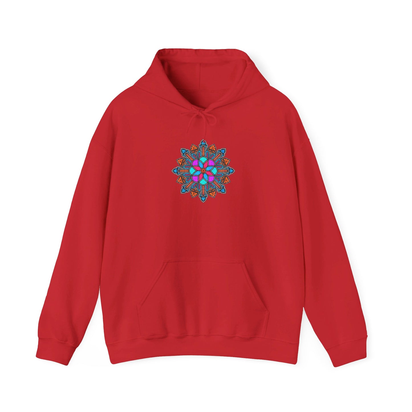 Concrete Flower V1 Dark Theme | Unisex Heavy Blend™ Hooded Sweatshirt