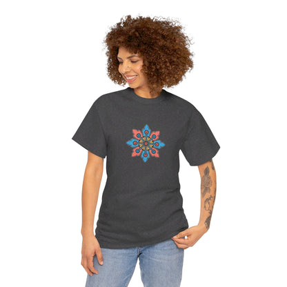 Concrete Flower V2 Dark Theme l Unisex Heavy Cotton Tee